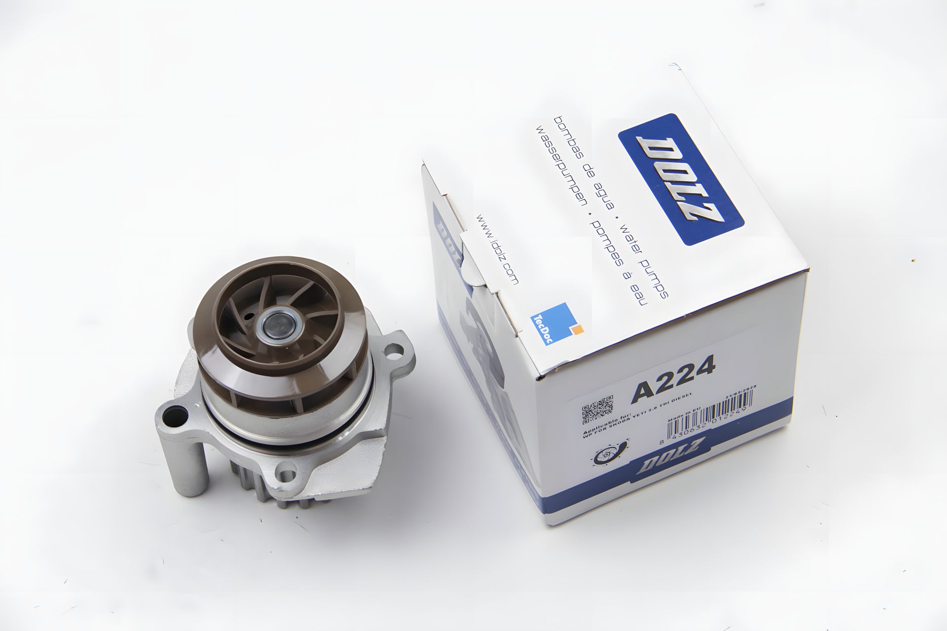 Водяний насос RAPID, SEAT Q5, AUDI DOLZ (A224) ALHAMBRA, SKODA Водяний насос RAPID, SEAT Q5, AUDI DOLZ (A224) ALHAMBRA, SKODA