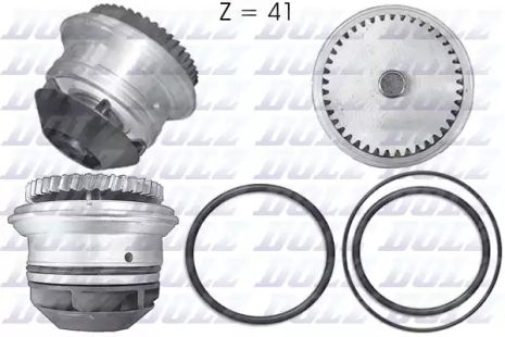 Водяной насос VW LT 28/LT 35/LT 46 2,8 97-03, DOLZ (A199)