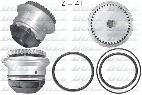 Насос водяний VW LT 28/LT 35/LT 46 2,8 97-03, DOLZ (A199)
