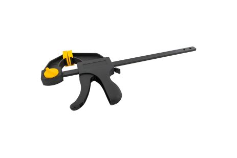 Столярная автоматическая струбцина F-Type 200х60 мм, 800 Н, MASTERTOOL 07-0401