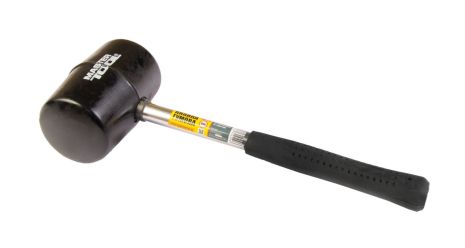 Киянка резиновая 75 мм 680 г металлическая рукоятка черная MASTERTOOL 02-1303 Киянка резиновая 75 мм 680 г металлическая рукоятка черная MASTERTOOL 02-1303