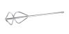 Миксер строительный для красок и смесей М14 120 мм L 590 мм MASTERTOOL 80-0332 Миксер строительный для красок и смесей М14 120 мм L 590 мм MASTERTOOL 80-0332