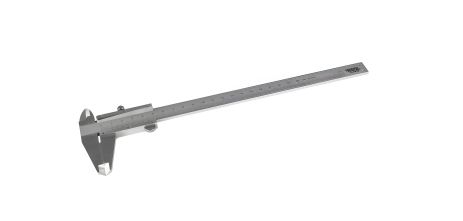 Штангенциркуль 0-200 мм точность 0.02 мм с кейсом MASTERTOOL 30-0620