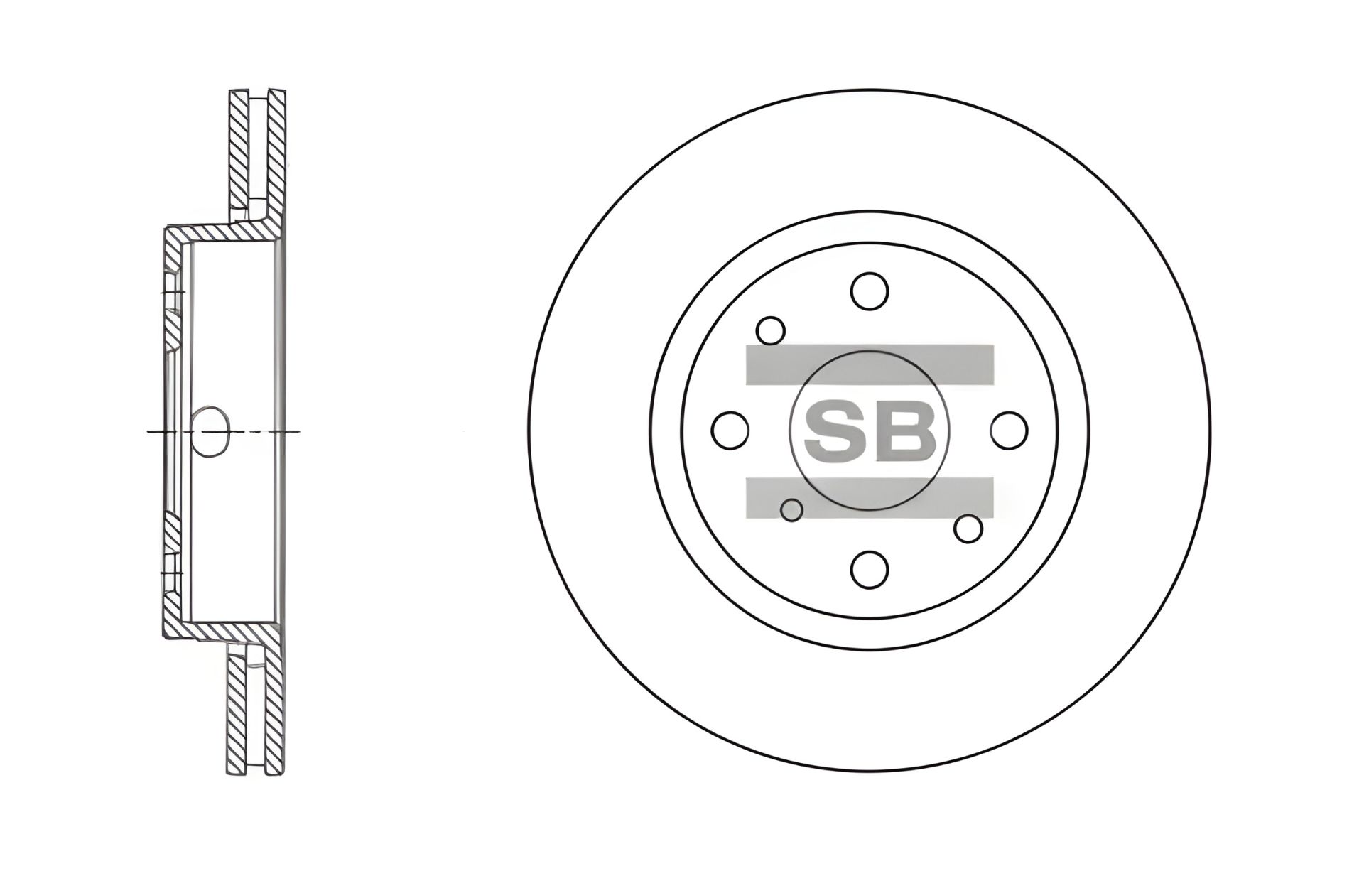 Гальмівний диск для KIA SHUMA, від SANGSIN (SD2015) Гальмівний диск для KIA SHUMA, від SANGSIN (SD2015)