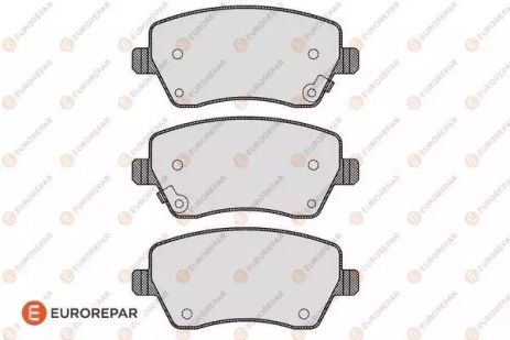 Комплект гальмівних колодок, дискове гальмо NISSAN MICRA, EUROREPAR (1623056180)