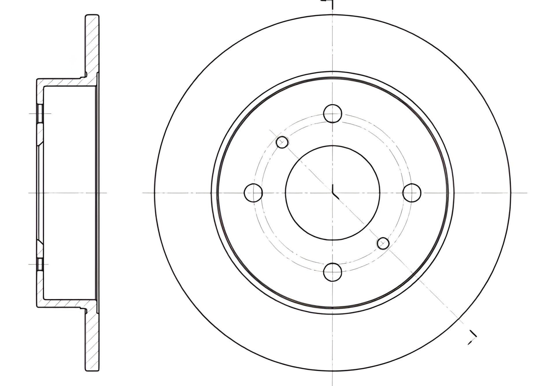 Тормозной диск FIAT 500, REMSA (620000) Тормозной диск FIAT 500, REMSA (620000)