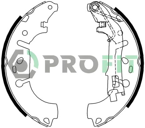 Гальмівні колодки OPEL CORSA, OPEL ADAM, PROFIT (50010682) Гальмівні колодки OPEL CORSA, OPEL ADAM, PROFIT (50010682)
