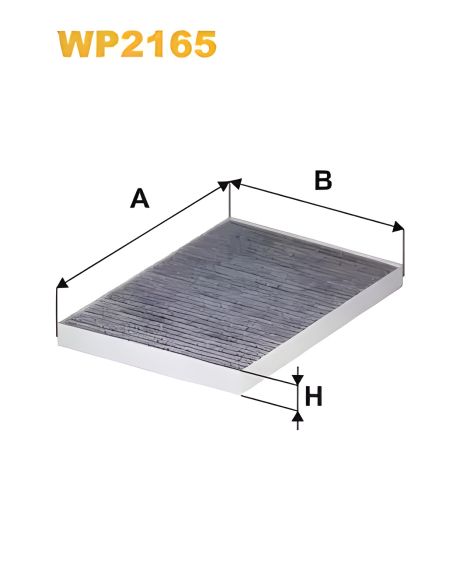Салонний фільтр TESLA MODEL, WIXFILTRON (WP2165) Салонний фільтр TESLA MODEL, WIXFILTRON (WP2165)