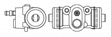 Циліндр гальмівного робітника Mazda Premacy, Bosch (F026002387)