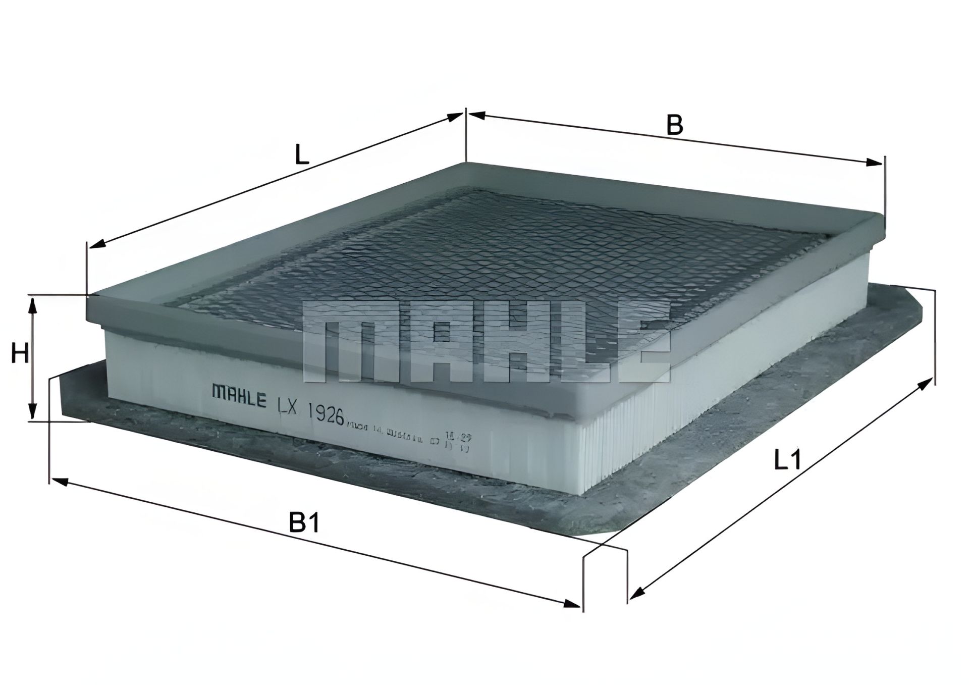 Повітряний фільтр OPEL ASTRAVAN, OPEL ASTRA, MAHLE/KNECHT (LX1926) Повітряний фільтр OPEL ASTRAVAN, OPEL ASTRA, MAHLE/KNECHT (LX1926)