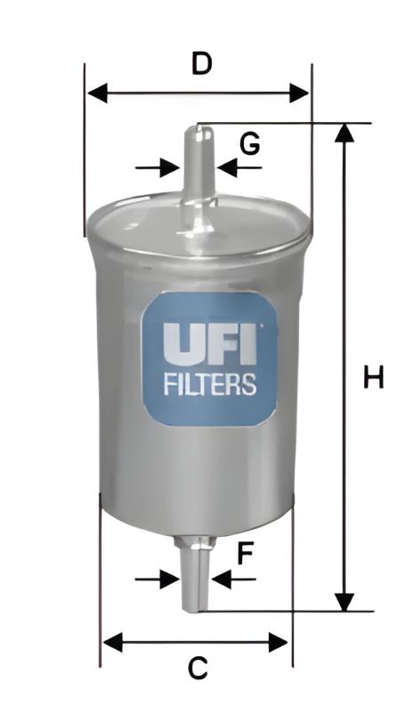 Топливный фильтр FIAT TIPO, ALFA ROMEO, UFI (3174003)