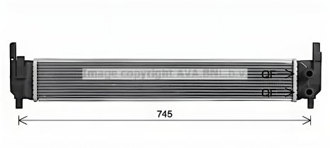 Радиатор охлаждения двигателя, модели SEAT LEON, VW TOURAN, AVA COOLING (VN2420)