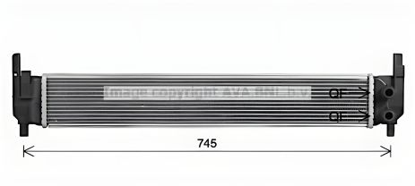 Охолодження двигуна радіатор SEAT LEON, VW TOURAN, AVA COOLING (VN2420) Охолодження двигуна радіатор SEAT LEON, VW TOURAN, AVA COOLING (VN2420)