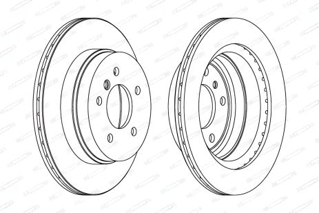 Тормозной диск BMW 1, FERODO (DDF1697C) Тормозной диск BMW 1, FERODO (DDF1697C)