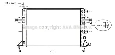 Радиатор двигателя для охлаждения OPEL ASTRA, AVA COOLING (OLA2255) Радиатор двигателя для охлаждения OPEL ASTRA, AVA COOLING (OLA2255)