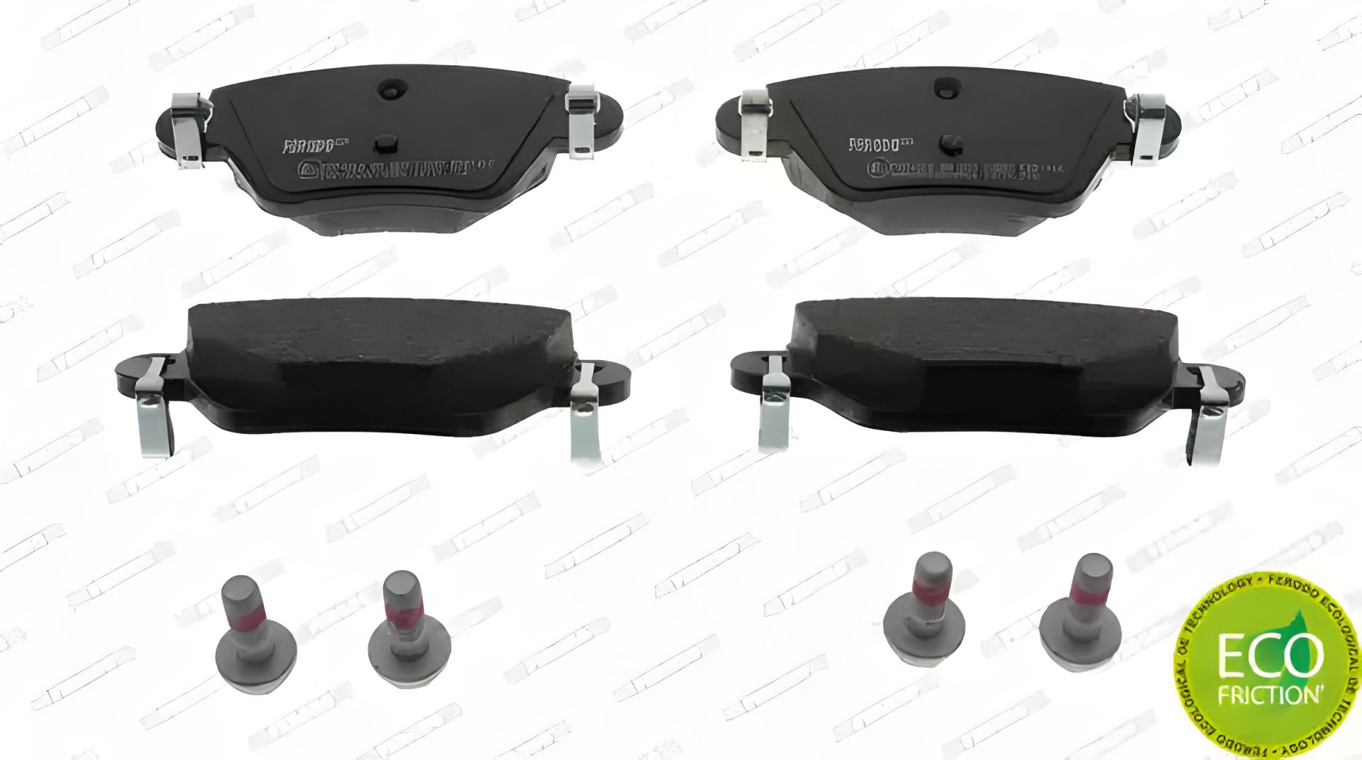 Тормозные колодки FERODO (FDB1416) для FORD MONDEO и JAGUAR X-TYPE