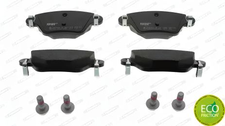 Гальмівних колодок комплект, дискове гальмо FORD MONDEO, JAGUAR X-TYPE, FERODO (FDB1416)
