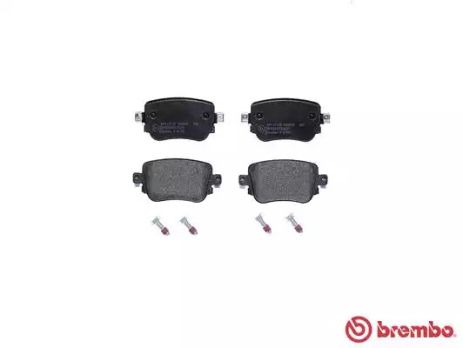 Комплект гальмівних колодок, дискове гальмо SKODA OCTAVIA, SEAT LEON, BREMBO (P85135)