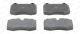 Тормозные колодки, дисковый тормоз NISSAN SKYLINE, MASERATI 3200, FERODO (FDB998)