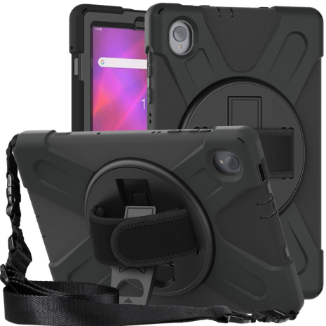 Чохол Rugged 3 Layers броньований протиударний з захистом Lenovo Tab M10 Plus 10.3 Tb-X606 Чорний Чохол Rugged 3 Layers броньований протиударний з захистом Lenovo Tab M10 Plus 10.3 Tb-X606 Чорний