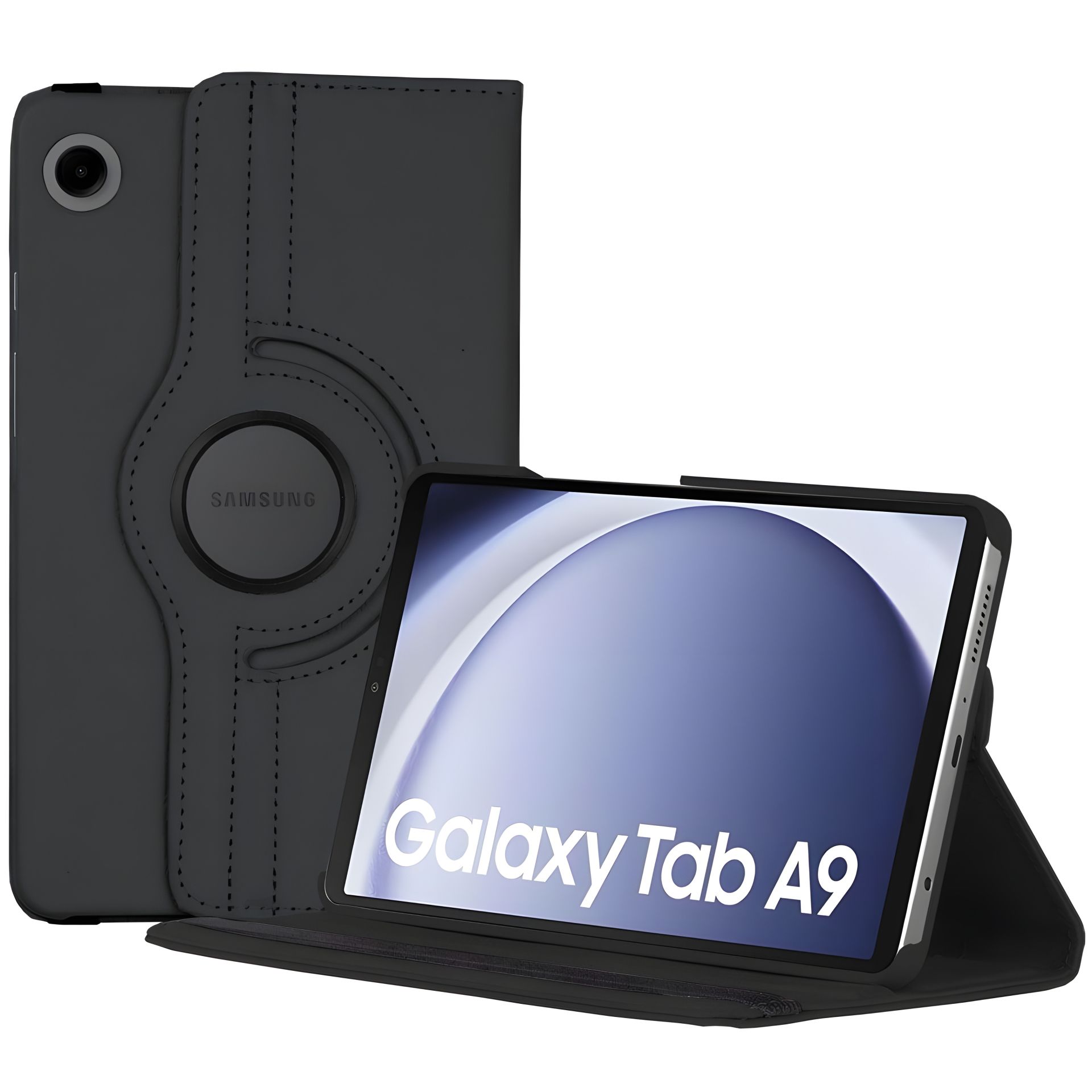 Ротаційний чохол 360° для Samsung Tab A9 8.7 SM X110 X115 Чорний Ротаційний чохол 360° для Samsung Tab A9 8.7 SM X110 X115 Чорний