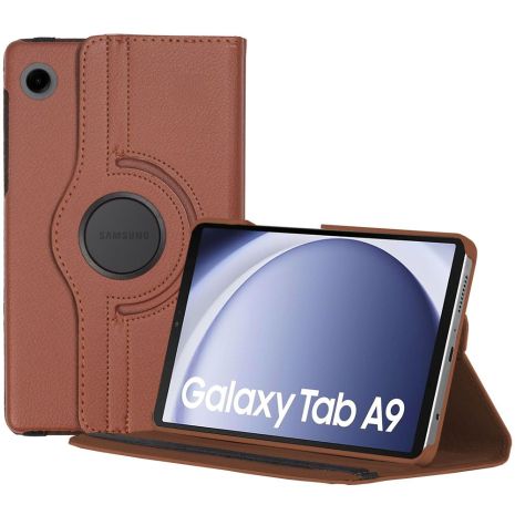 Чехол R360 Samsung Tab A9 8.7 SM X110 X115 Brown