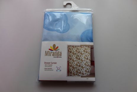 Ванная шторка Miranda Side blue 180*200 см Ванная шторка Miranda Side blue 180*200 см