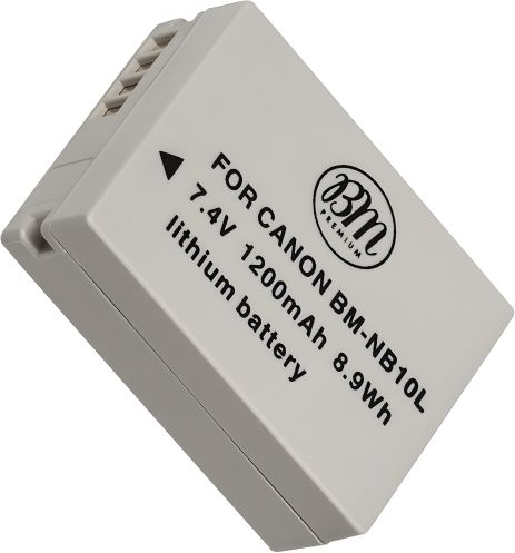 Аккумуляторный блок для Canon NB-10L (PowerShot SX40 HS, SX50HS IS, G1X, G15, G16)