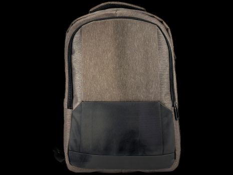 Рюкзак міський 16 л, коричневий, 2 основних відділа, бокові кишені