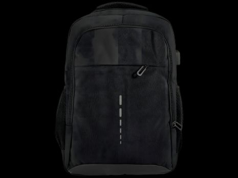 Черный городской рюкзак на три отделения, 18 л Черный городской рюкзак на три отделения, 18 л
