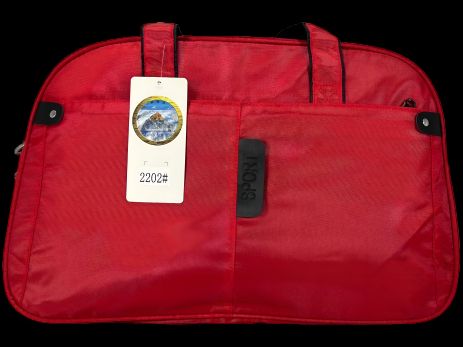 Сумка дорожня червона на два відділення, 37 л