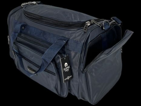 Дорожная сумка с тремя отделениями, 46 л, синяя