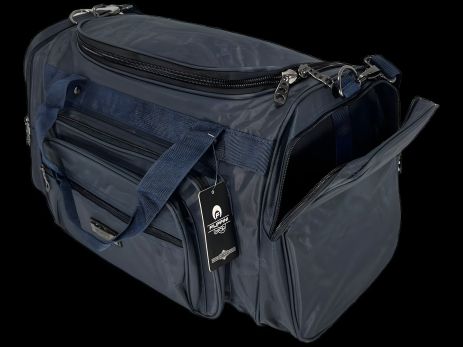 Дорожная сумка с тремя отделениями, 46 л, синяя