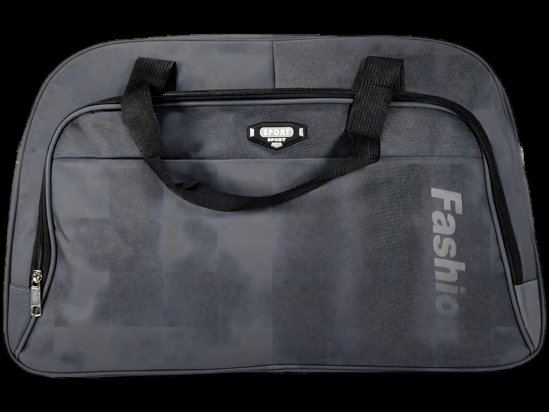 Дорожная сумка на два отделения, объем 55 л, серая Дорожная сумка на два отделения, объем 55 л, серая