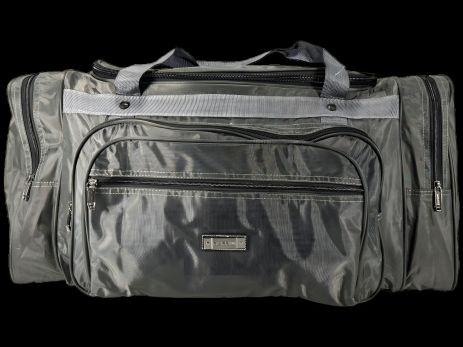 Серая дорожная сумка с тремя отделениями, объем 78 литров Серая дорожная сумка с тремя отделениями, объем 78 литров