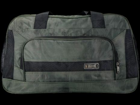 Зелена дорожня сумка на два відділення, 48 л