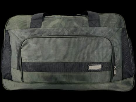 Сумка дорожная, 64 л, зеленая, два отделения
