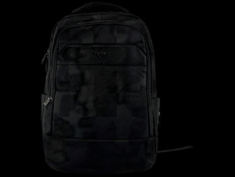 Міський рюкзак, 20 л, чорний, три відділи, бокові кишені