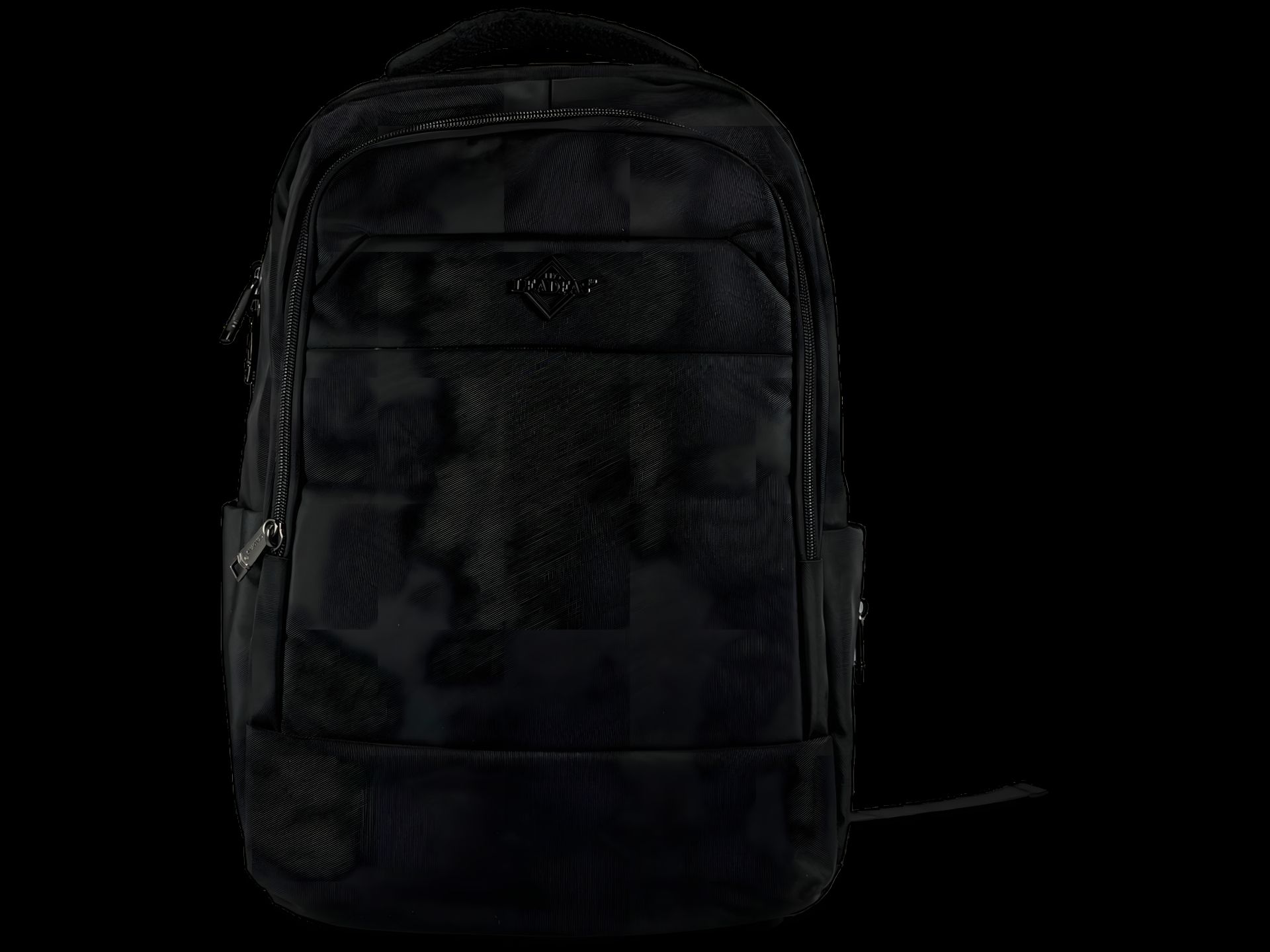 Черный городской рюкзак, 20 л, 3 отдела, боковые карманы Черный городской рюкзак, 20 л, 3 отдела, боковые карманы