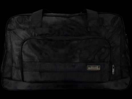 Чорна дорожня сумка на два відділення, 64 л
