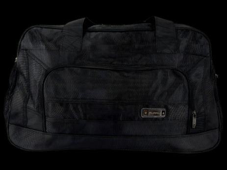 Чорна дорожня сумка на два відділення, 48 л