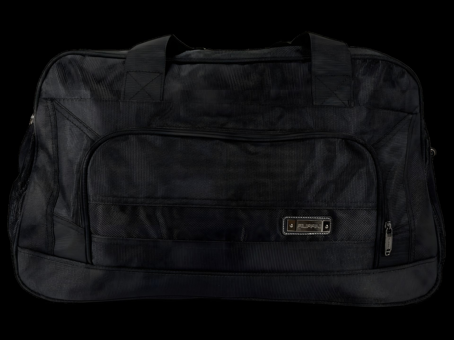 Чорна дорожня сумка на два відділення, 48 л Чорна дорожня сумка на два відділення, 48 л