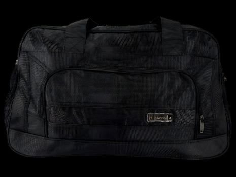Чорна дорожня сумка на два відділення, 48 л
