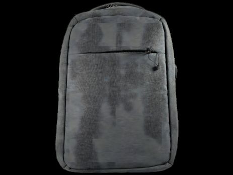 Городской рюкзак 20 л, серого цвета, 2 основных отделения, боковые карманы