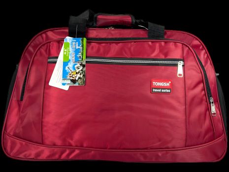 Дорожня сумка з трьома відділеннями, 61 л, червона