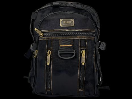 Брезентовый рюкзак - практичный, крепкий, 15 л, цвет черный Брезентовый рюкзак - практичный, крепкий, 15 л, цвет черный