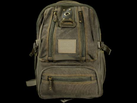Рюкзак из брезента, 15 л, крепкий, износостойкий, водоотталкивающая ткань, цвет хаки