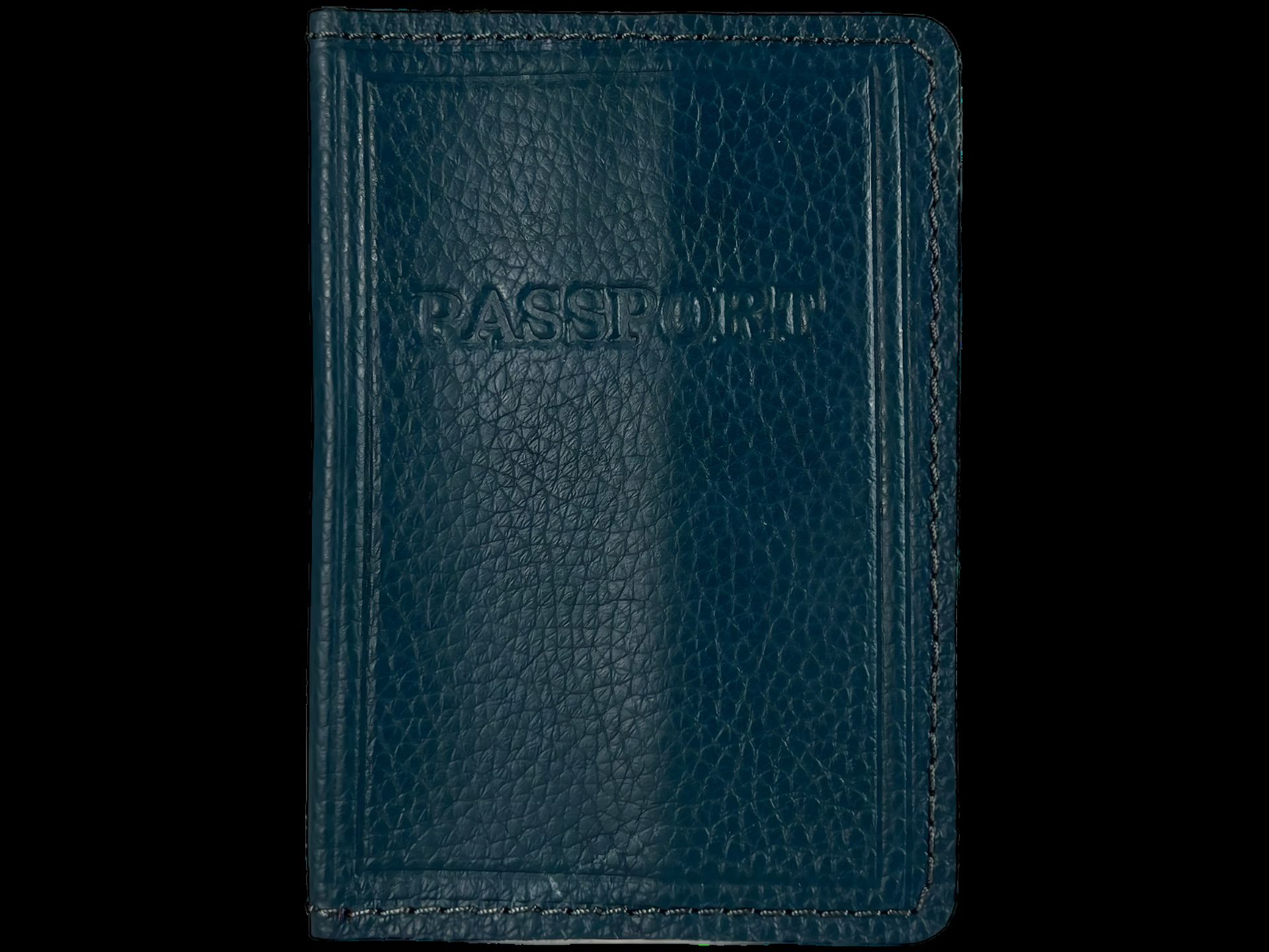 Обложка для загранпаспорта BagWay, из натуральной кожи, синяя Обложка для загранпаспорта BagWay, из натуральной кожи, синяя