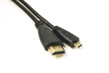 Видео-кабель PowerPlant HDMI - micro HDMI, 2м, позолота, 1.4V