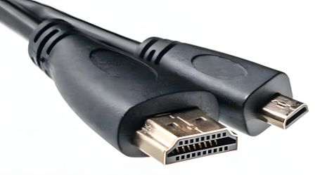 HDMI - micro HDMI відео кабель PowerPlant, 2м, позолочені конектори, 1.3V